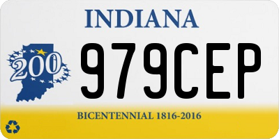 IN license plate 979CEP