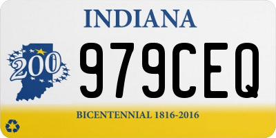 IN license plate 979CEQ