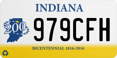 IN license plate 979CFH