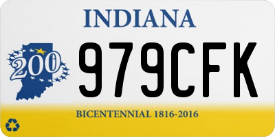 IN license plate 979CFK