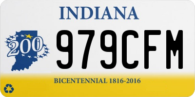 IN license plate 979CFM
