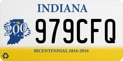 IN license plate 979CFQ