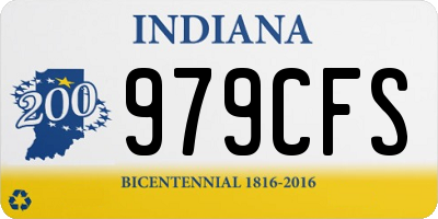 IN license plate 979CFS