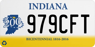 IN license plate 979CFT