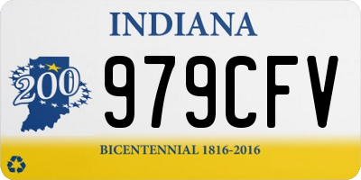 IN license plate 979CFV