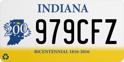 IN license plate 979CFZ