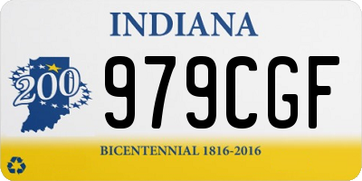 IN license plate 979CGF