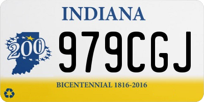 IN license plate 979CGJ