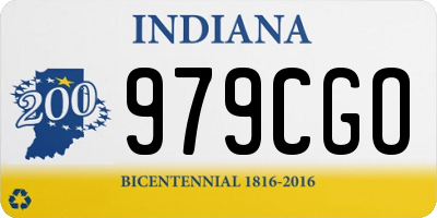 IN license plate 979CGO