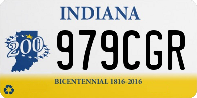 IN license plate 979CGR