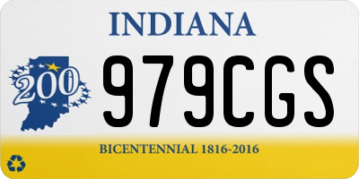 IN license plate 979CGS