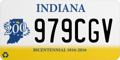 IN license plate 979CGV