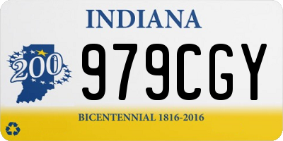 IN license plate 979CGY