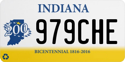 IN license plate 979CHE