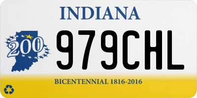 IN license plate 979CHL