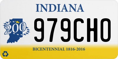 IN license plate 979CHO