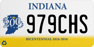 IN license plate 979CHS