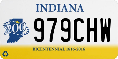 IN license plate 979CHW