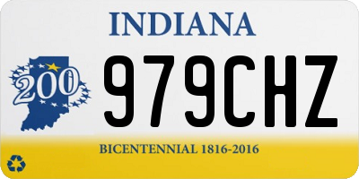IN license plate 979CHZ