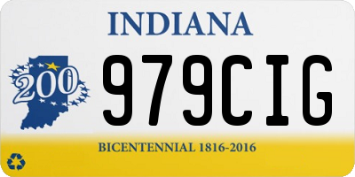 IN license plate 979CIG