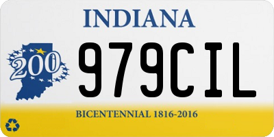 IN license plate 979CIL