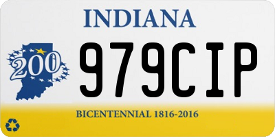 IN license plate 979CIP