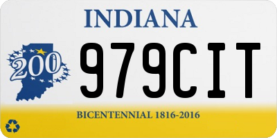 IN license plate 979CIT