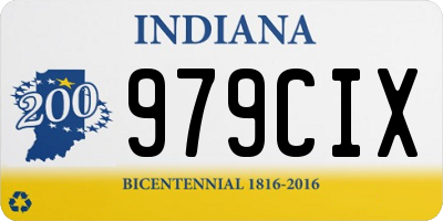 IN license plate 979CIX
