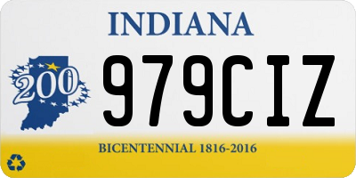 IN license plate 979CIZ