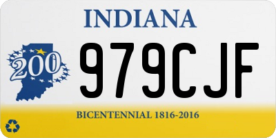 IN license plate 979CJF