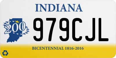 IN license plate 979CJL