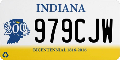 IN license plate 979CJW