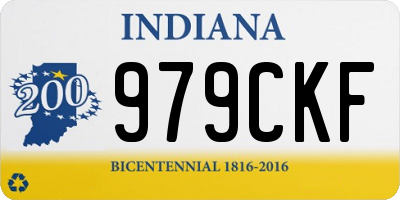 IN license plate 979CKF