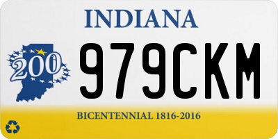 IN license plate 979CKM