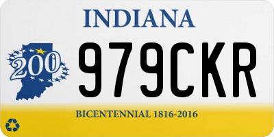 IN license plate 979CKR