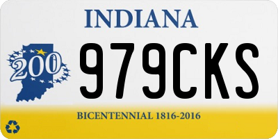 IN license plate 979CKS