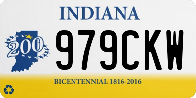 IN license plate 979CKW
