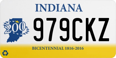 IN license plate 979CKZ