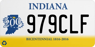 IN license plate 979CLF