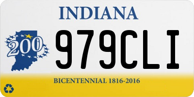 IN license plate 979CLI