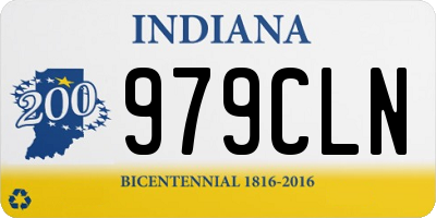 IN license plate 979CLN