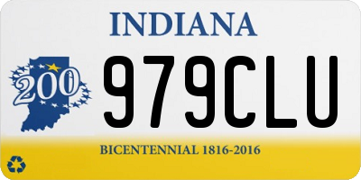 IN license plate 979CLU
