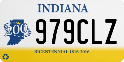 IN license plate 979CLZ