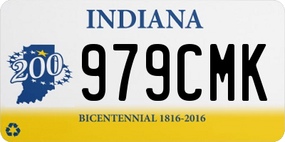 IN license plate 979CMK