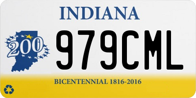 IN license plate 979CML