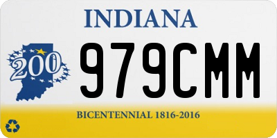 IN license plate 979CMM