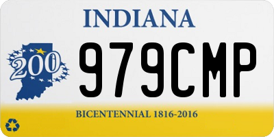 IN license plate 979CMP