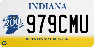 IN license plate 979CMU