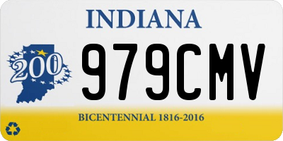 IN license plate 979CMV