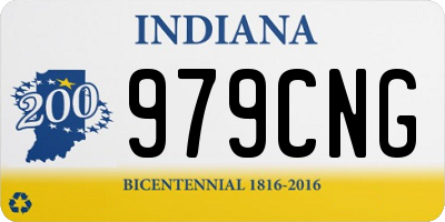 IN license plate 979CNG